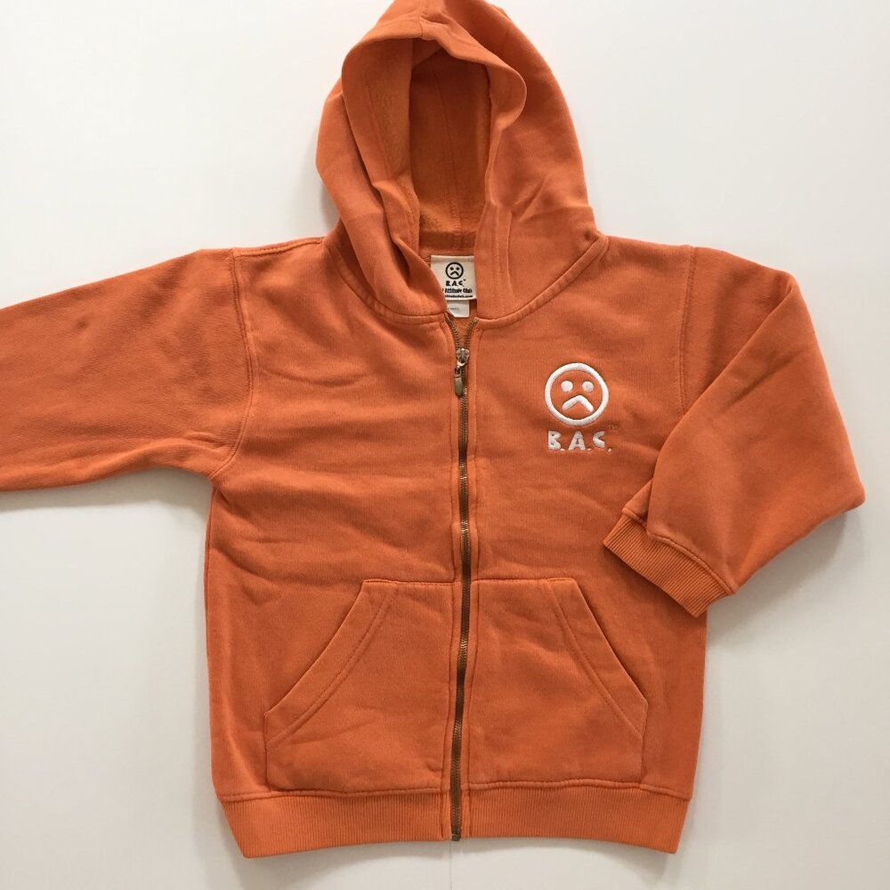 Kids Hoodies with Zipper in Mango